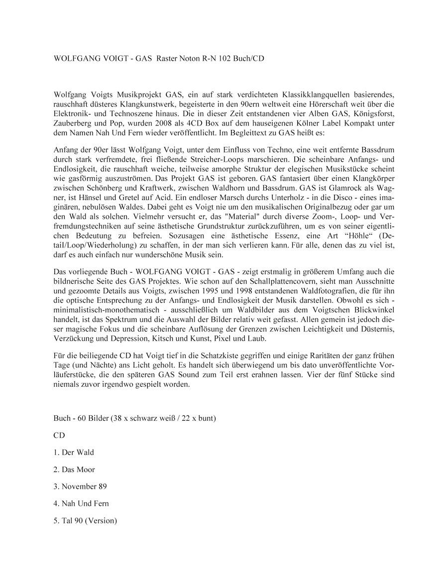 Buch Gas Infotext