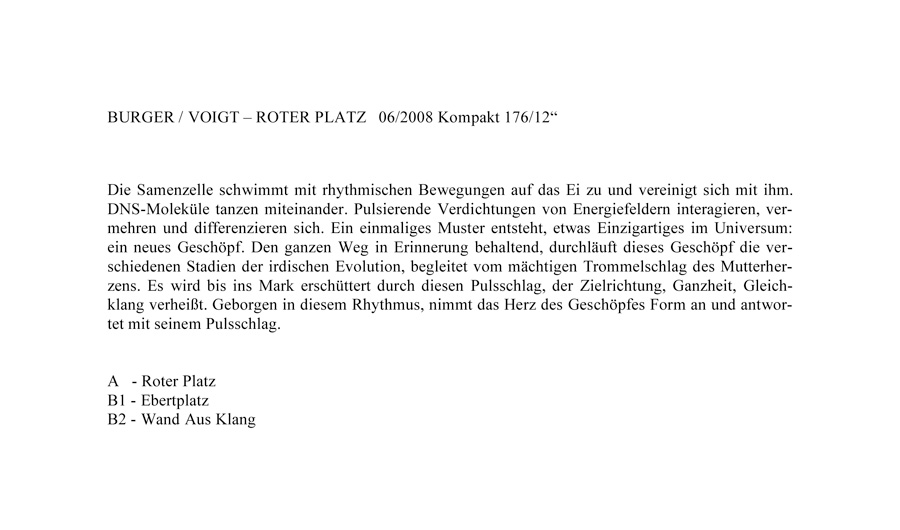 BURGER & VOIGT Infotext