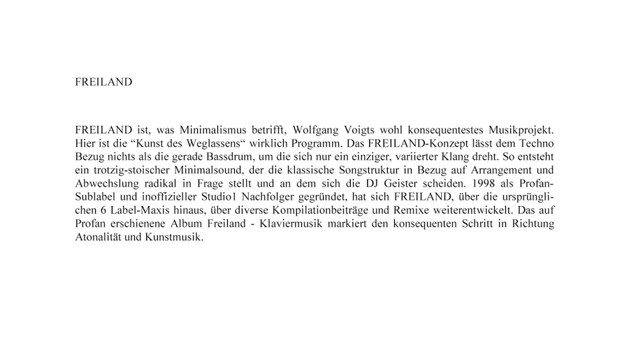 FREILAND Infotext