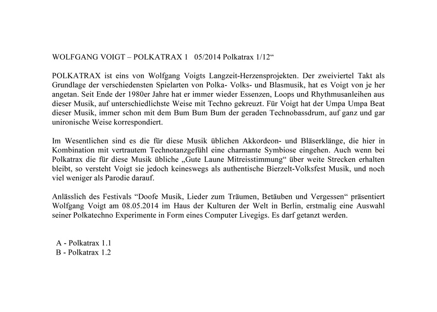 Polkatrax 1 Infotext
