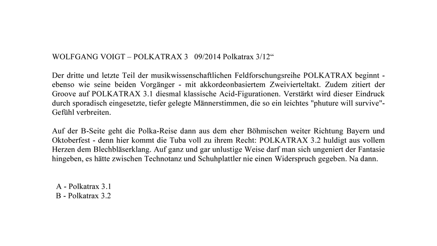 Polkatrax 3 Infotext
