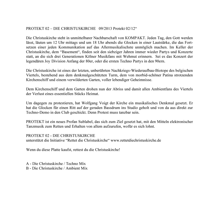 Protekt 2 Infotext