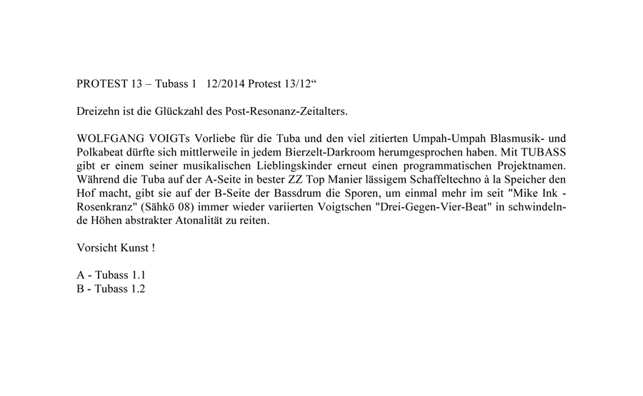 Protest 13 Infotext