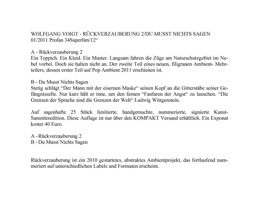 Rückverzauberung 3 Infotext