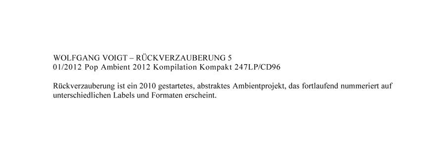 Rückverzauberung 5 Infotext