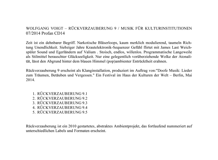 Rückverzauberung 9 Infotext