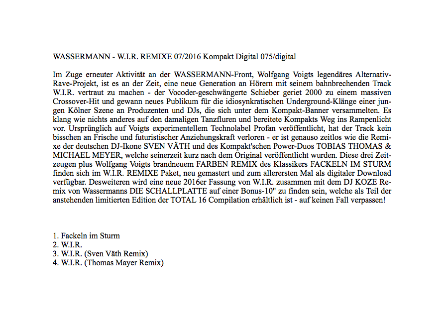infotext