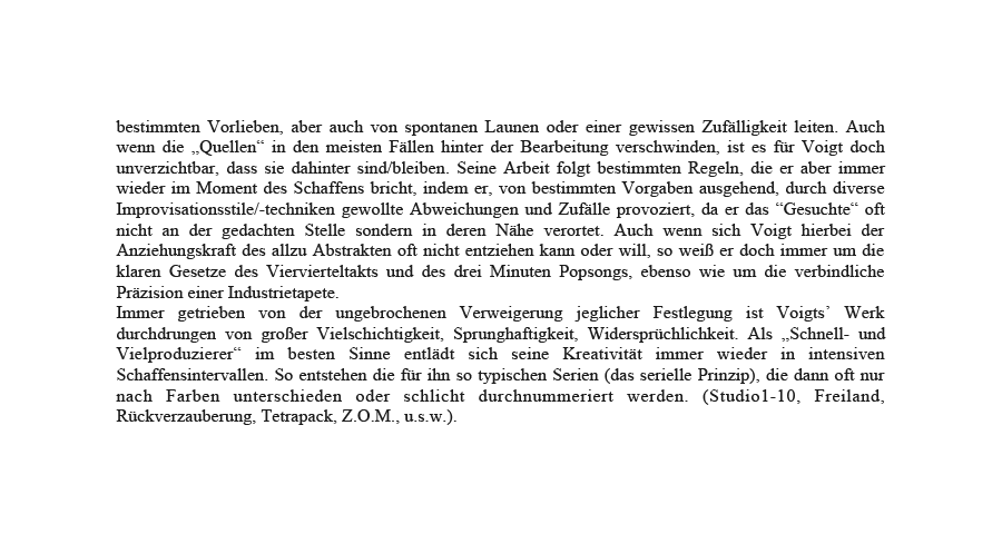 Wolfgang Voigt Biografie