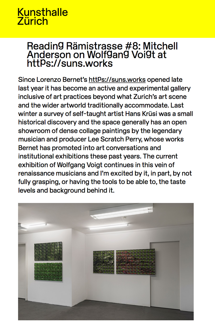 Review Kunsthalle